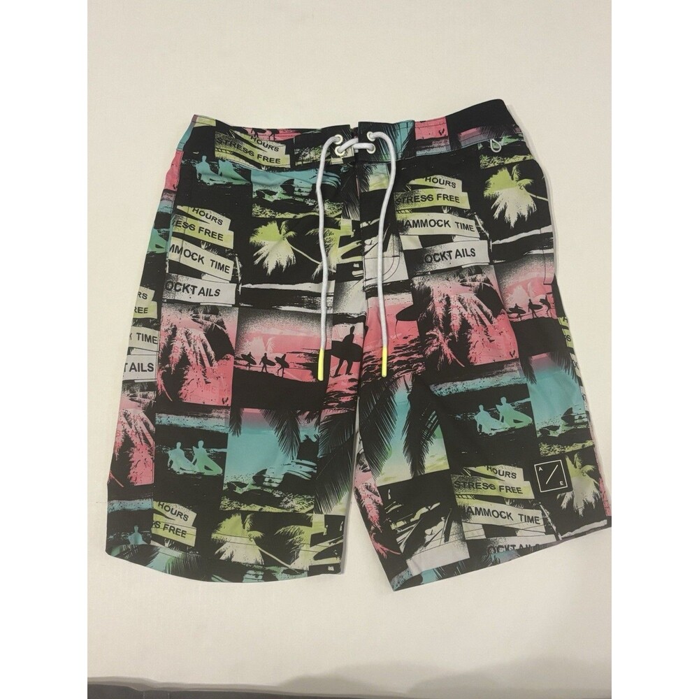 American Eagle Outfitters Multicolor Graphic Board Shorts XS